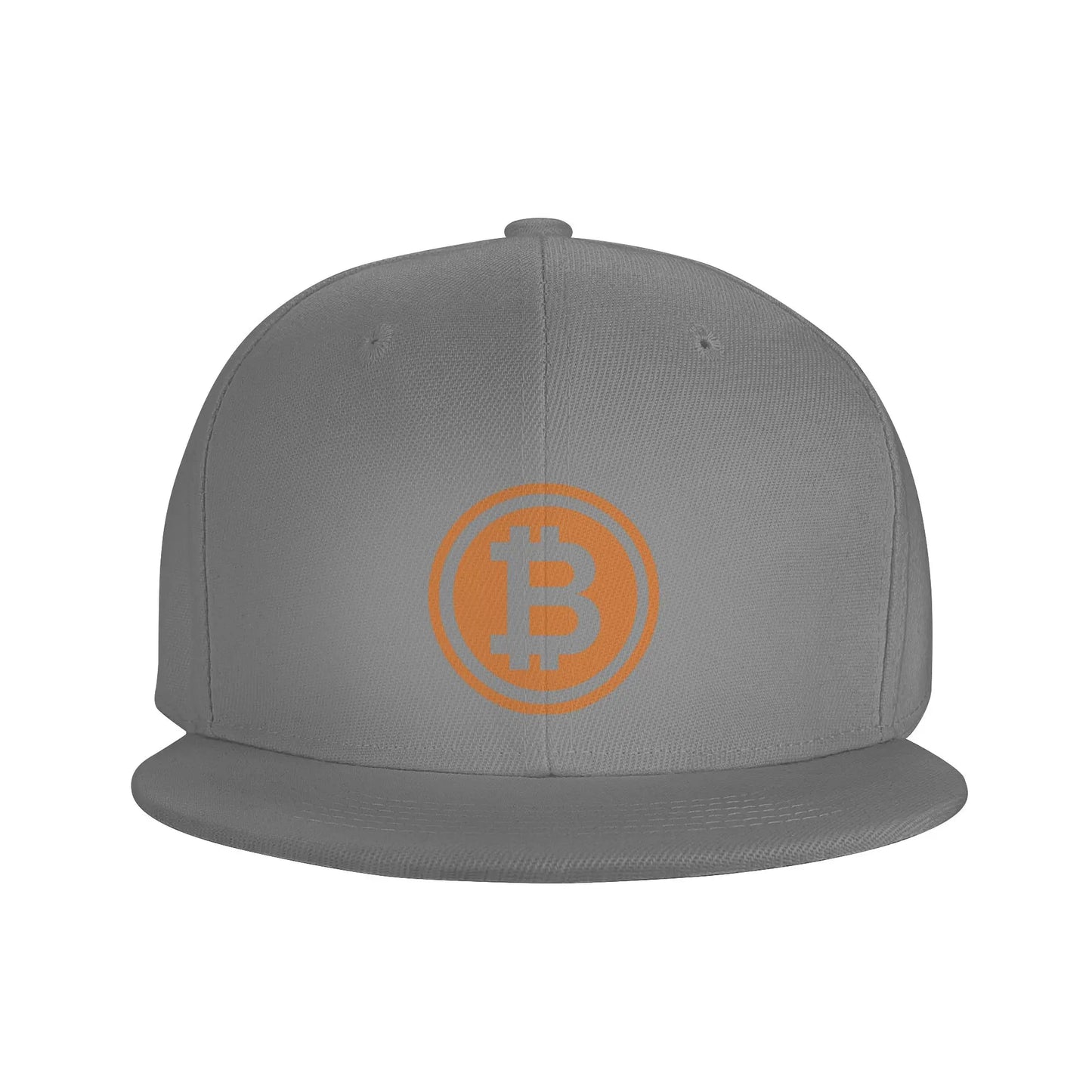 Hiphop Flat Baseball Cap Men Bitcoin Logo Fashion Caps Hats for Logo Asquette Homme Dad Hat for Men Trucker Cap