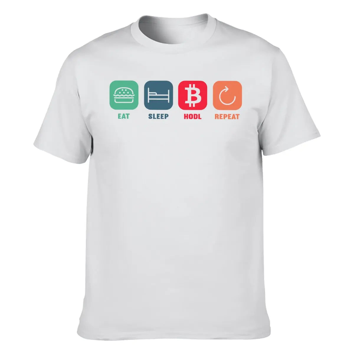 Eat Sleep Hodl Repeat Bitcoin Cryptocurrency Trading Crypto T-Shirt