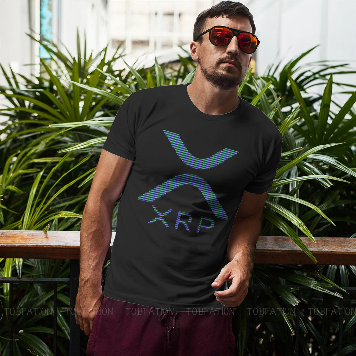 XRP Ripple Crypto Cryptocurrency Crypto Miner T Shirt Vintage Alternative Big Size Crewneck Tshirt Big Sales Harajuku Men Tops