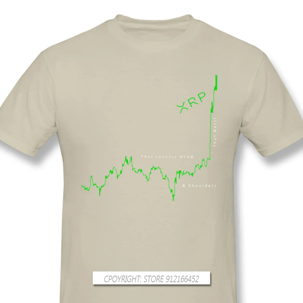 Men XRP Ripple Black T-Shirt Inverse H&S Edition