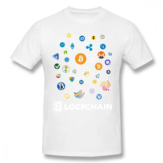 Blockchain Bitcoin Litecoin Ripple Ethereum Cryptocurrency T Shirt