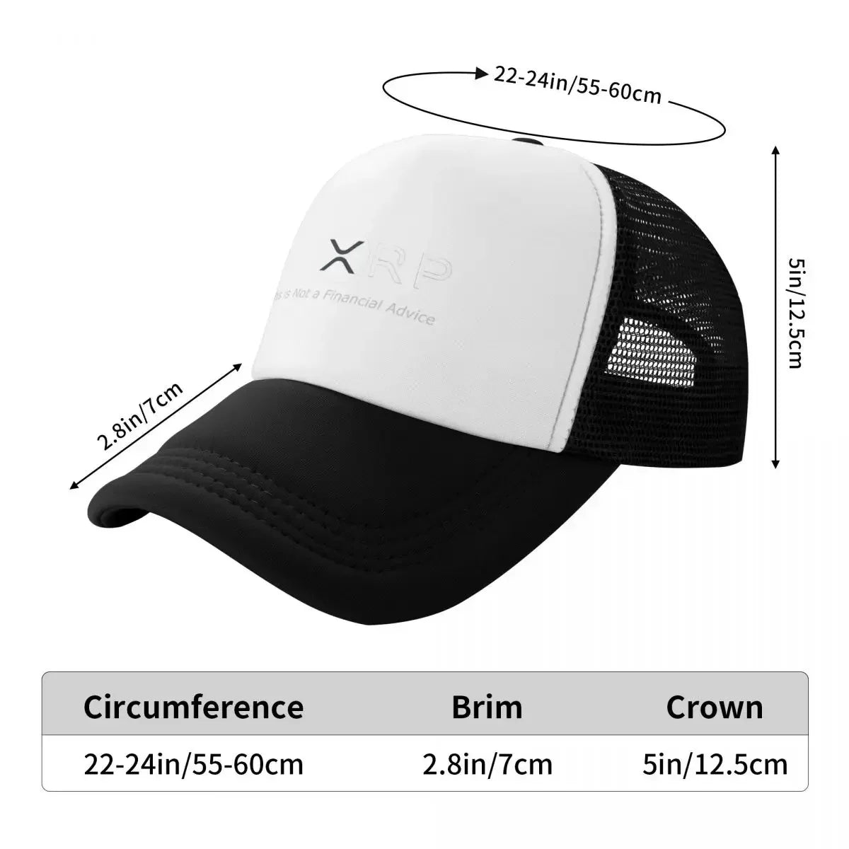 Buy XRP- This Is Not a Financial Advice Ripple Crypto Hedera Hashgraph Cardano Solana Ethereum Bitcoin Baseball Cap
