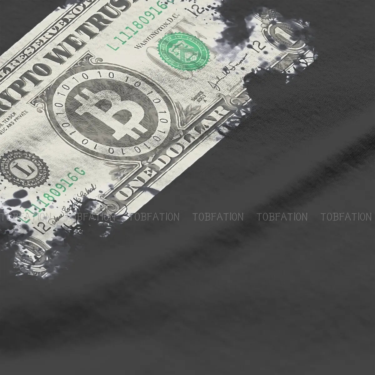 In Crypto We Trust Hip Hop Tshirt Bitcoin Cryptocurrency Miners Meme Casual Polyester T Shirt Summer T-Shirt for Men Women