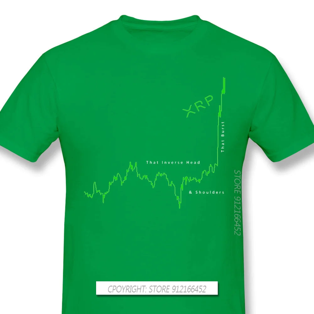 Men XRP Ripple Black T-Shirt Inverse H&S Edition