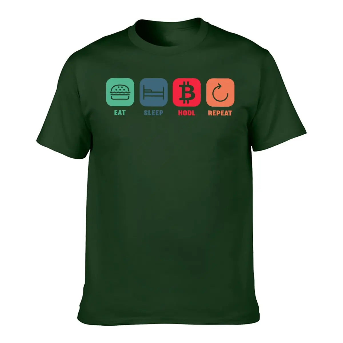 Eat Sleep Hodl Repeat Bitcoin Cryptocurrency Trading Crypto T-Shirt