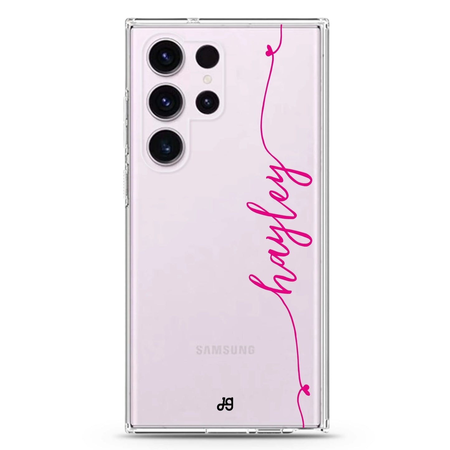 Heart Word Samsung Galaxy Ultra Clear Case