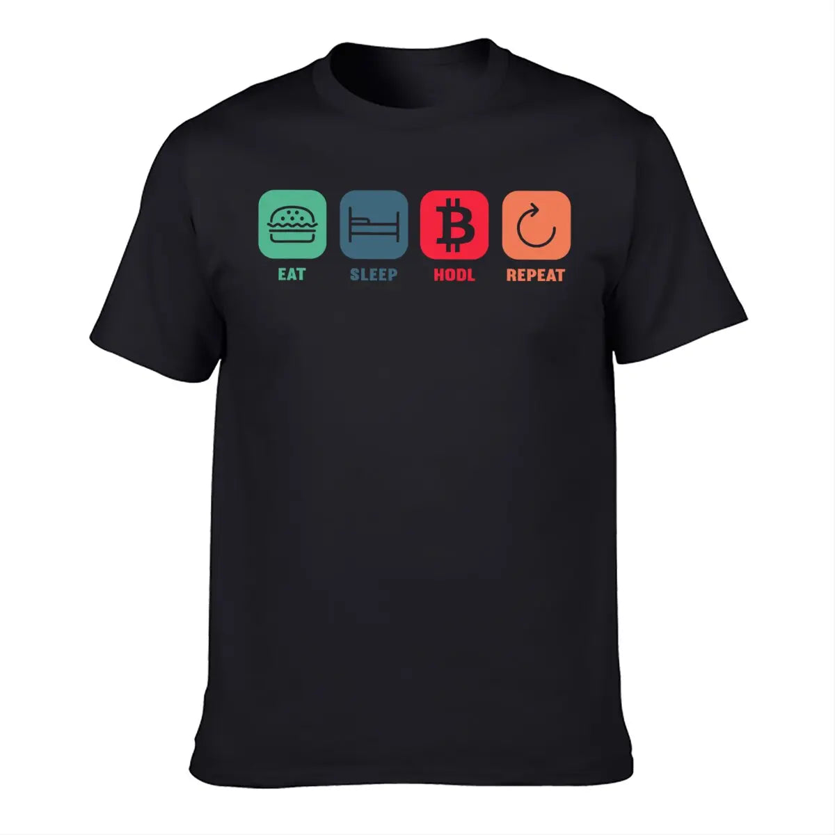 Eat Sleep Hodl Repeat Bitcoin Cryptocurrency Trading Crypto T-Shirt