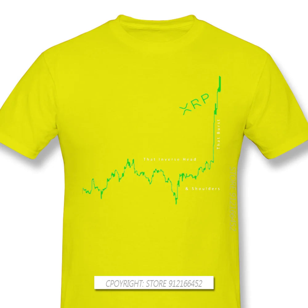Men XRP Ripple Black T-Shirt Inverse H&S Edition