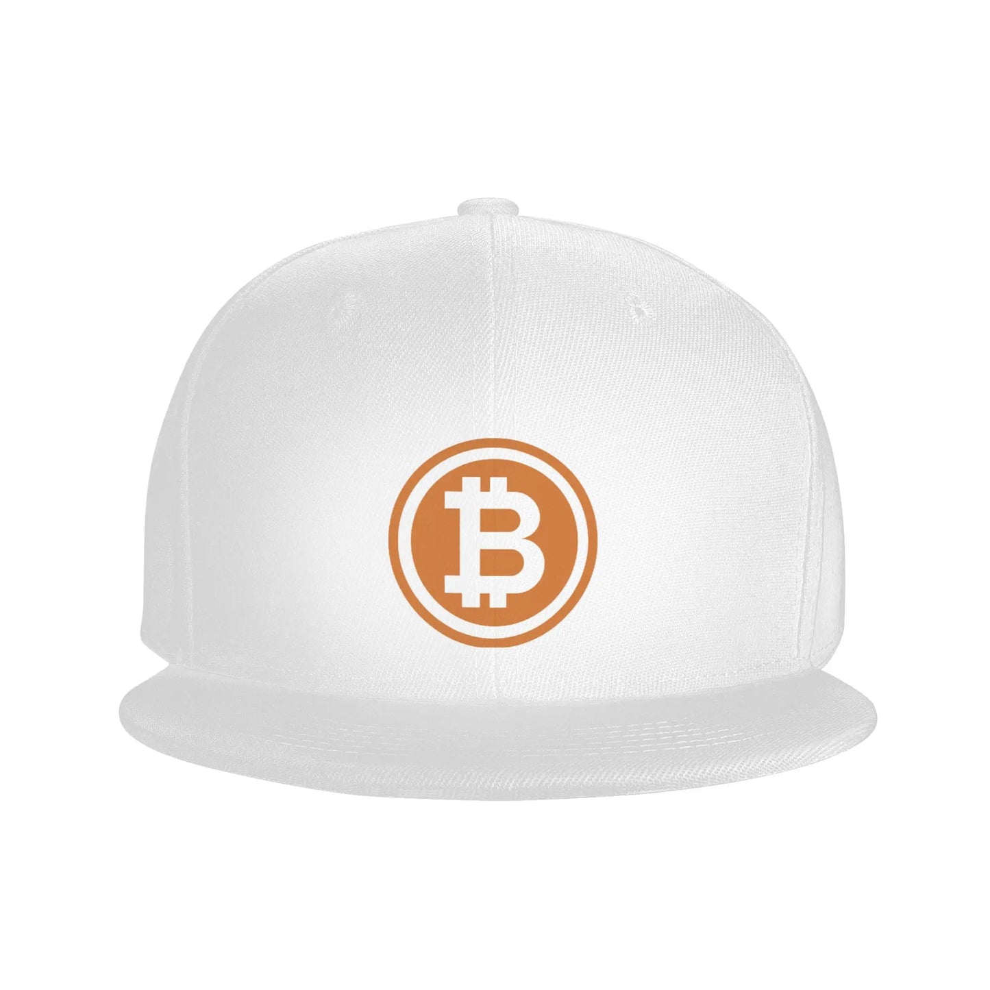 Hiphop Flat Baseball Cap Men Bitcoin Logo Fashion Caps Hats for Logo Asquette Homme Dad Hat for Men Trucker Cap