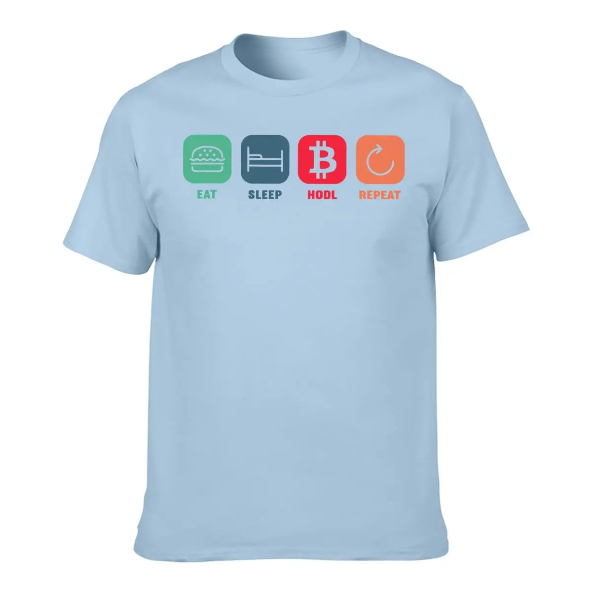Eat Sleep Hodl Repeat Bitcoin Cryptocurrency Trading Crypto T-Shirt