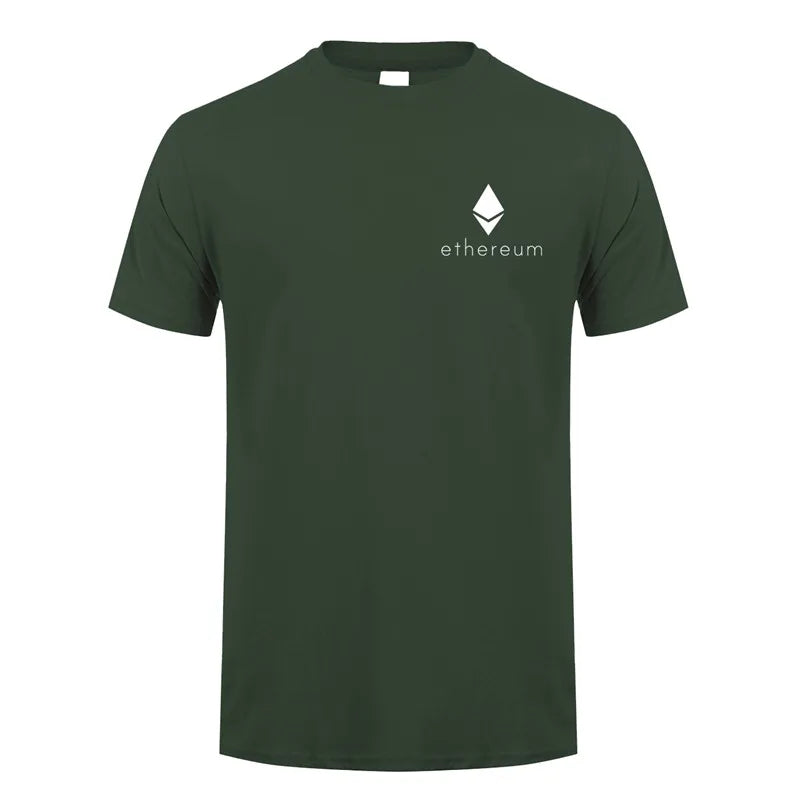 Ethereum T-Shirt Man Crypto Money