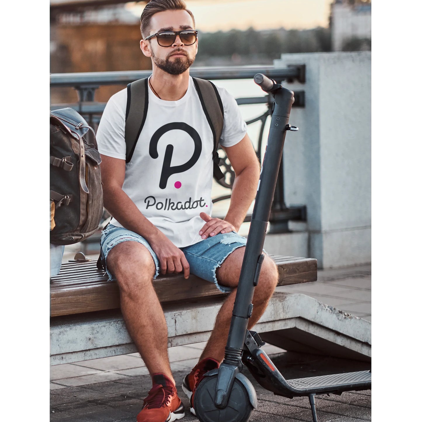 Polkadot Crypto Style T-Shirt Blockchain Coin Top Quality