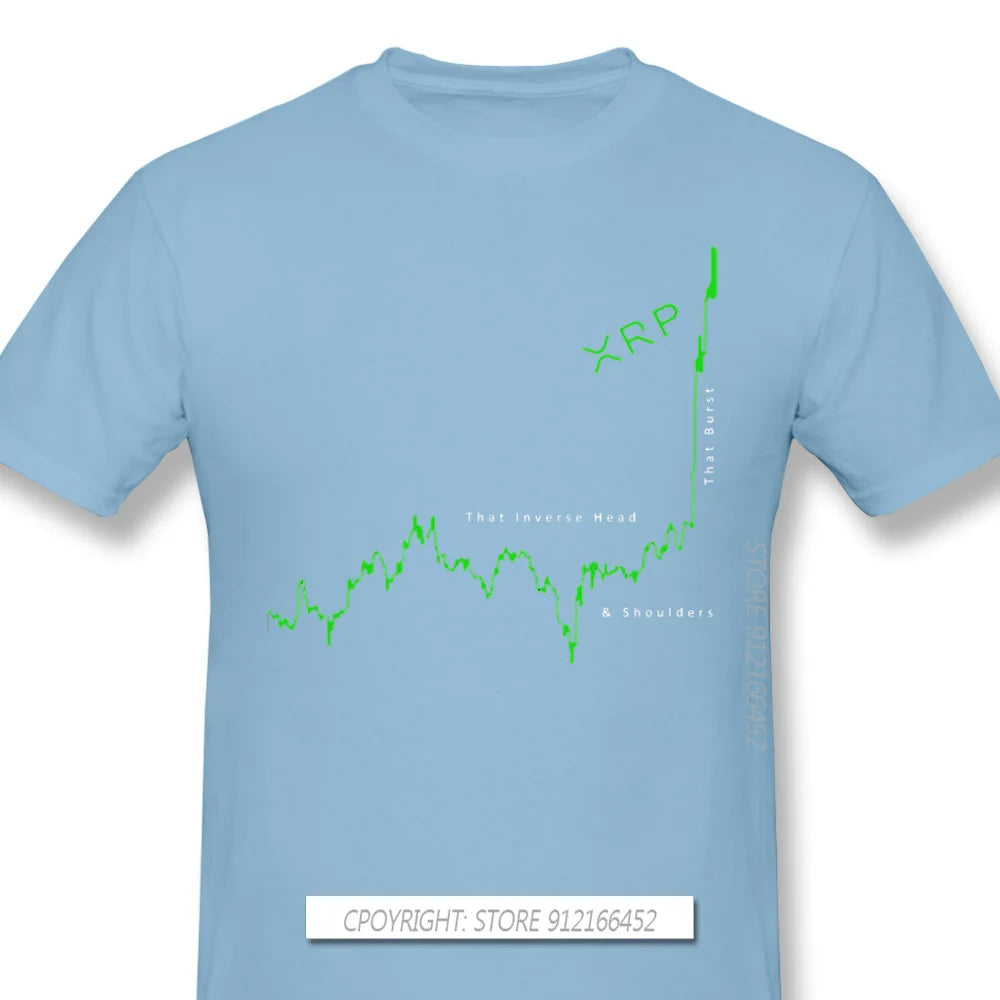 Men XRP Ripple Black T-Shirt Inverse H&S Edition