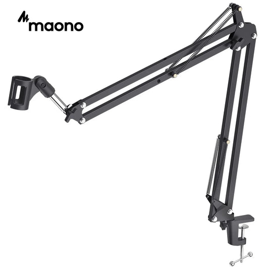 Microphone Suspension Boom Scissor Arm Stand for Professional Podcast Streaming Youtube Microfone