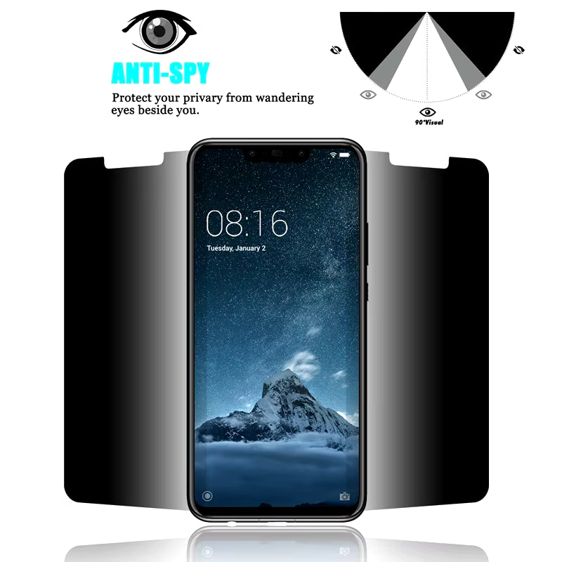 Privacy Screen Protector for for Huawei P30 P40 P50 P60 Pro Antispy Protective Film for P20 Lite 2019 Privacy Glass