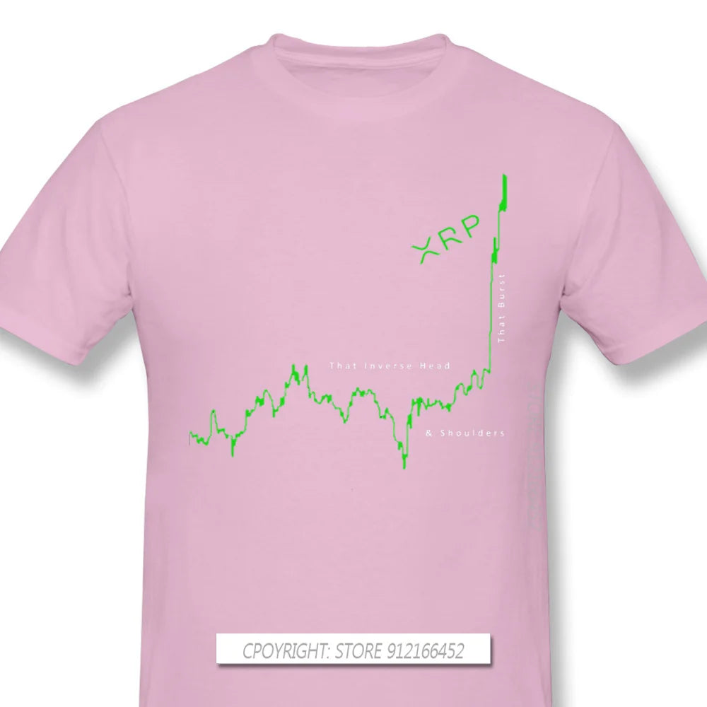 Men XRP Ripple Black T-Shirt Inverse H&S Edition