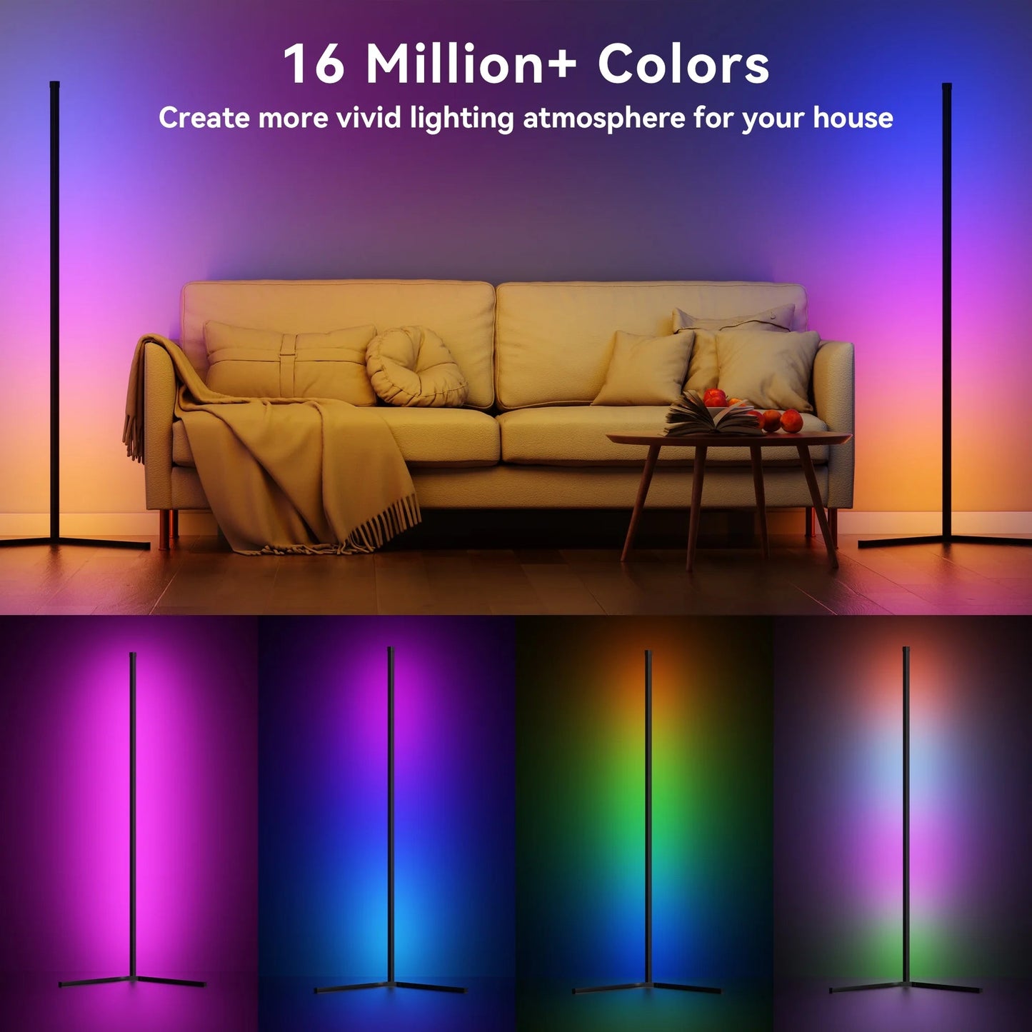 RGB Floor Lamp with App&Remote