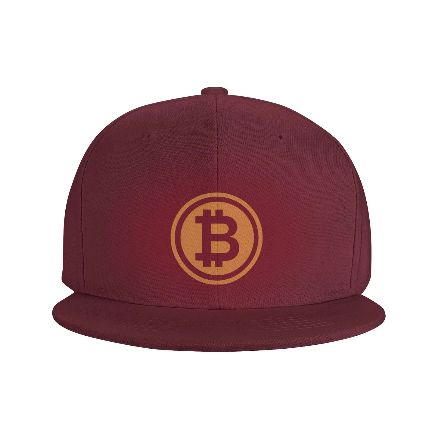 Hiphop Flat Baseball Cap Men Bitcoin Logo Fashion Caps Hats for Logo Asquette Homme Dad Hat for Men Trucker Cap