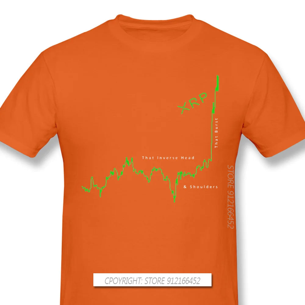 Men XRP Ripple Black T-Shirt Inverse H&S Edition