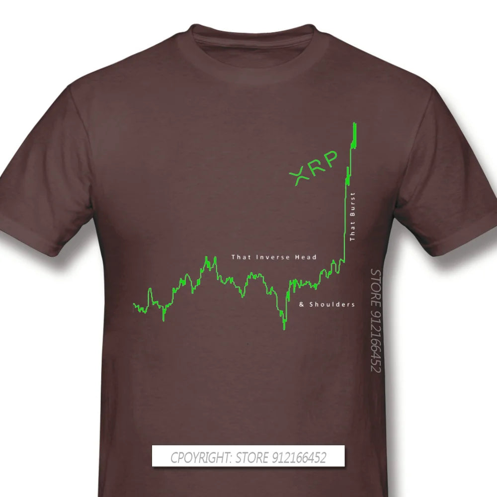 Men XRP Ripple Black T-Shirt Inverse H&S Edition