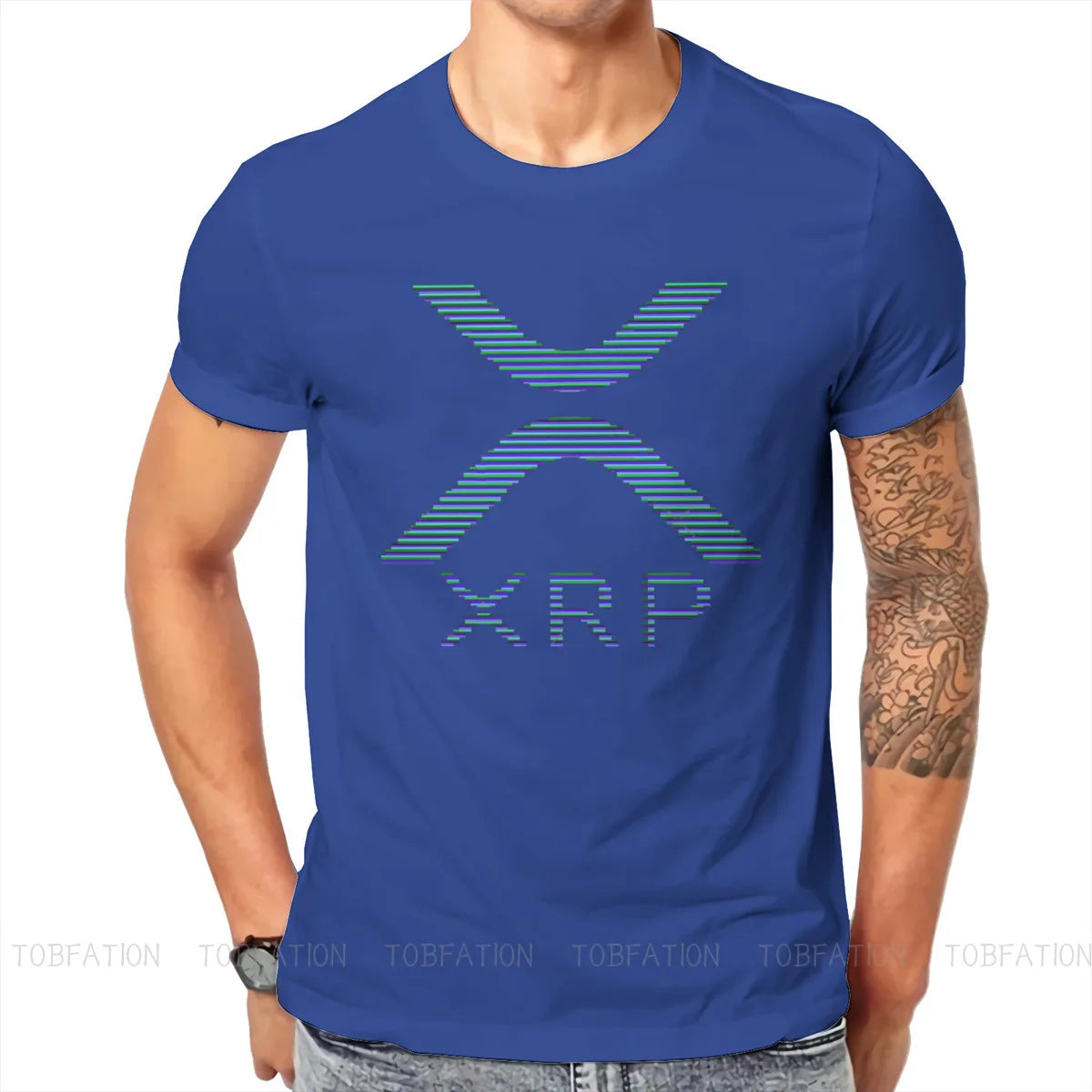 XRP Ripple Crypto Cryptocurrency Crypto Miner T Shirt Vintage Alternative Big Size Crewneck Tshirt Big Sales Harajuku Men Tops