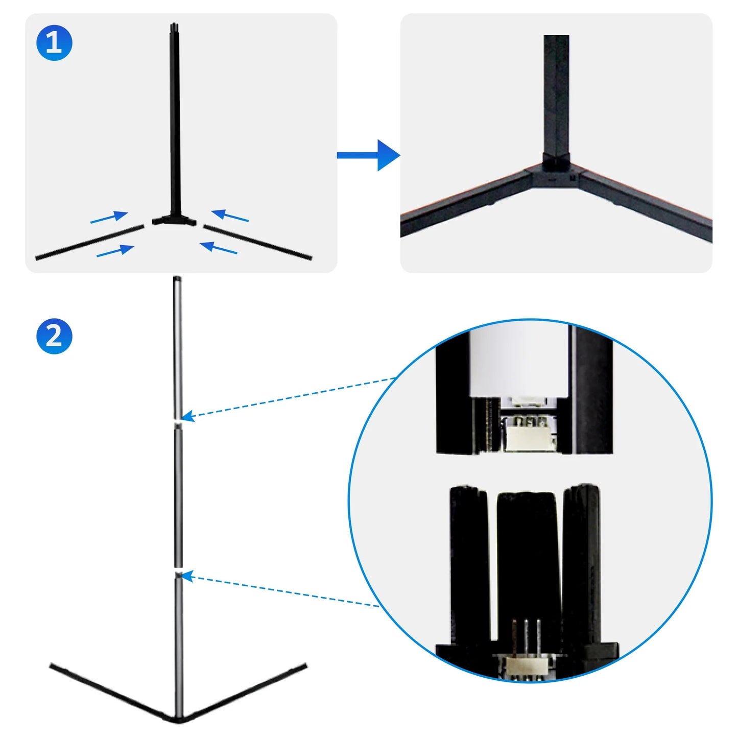 RGB Floor Lamp with App&Remote