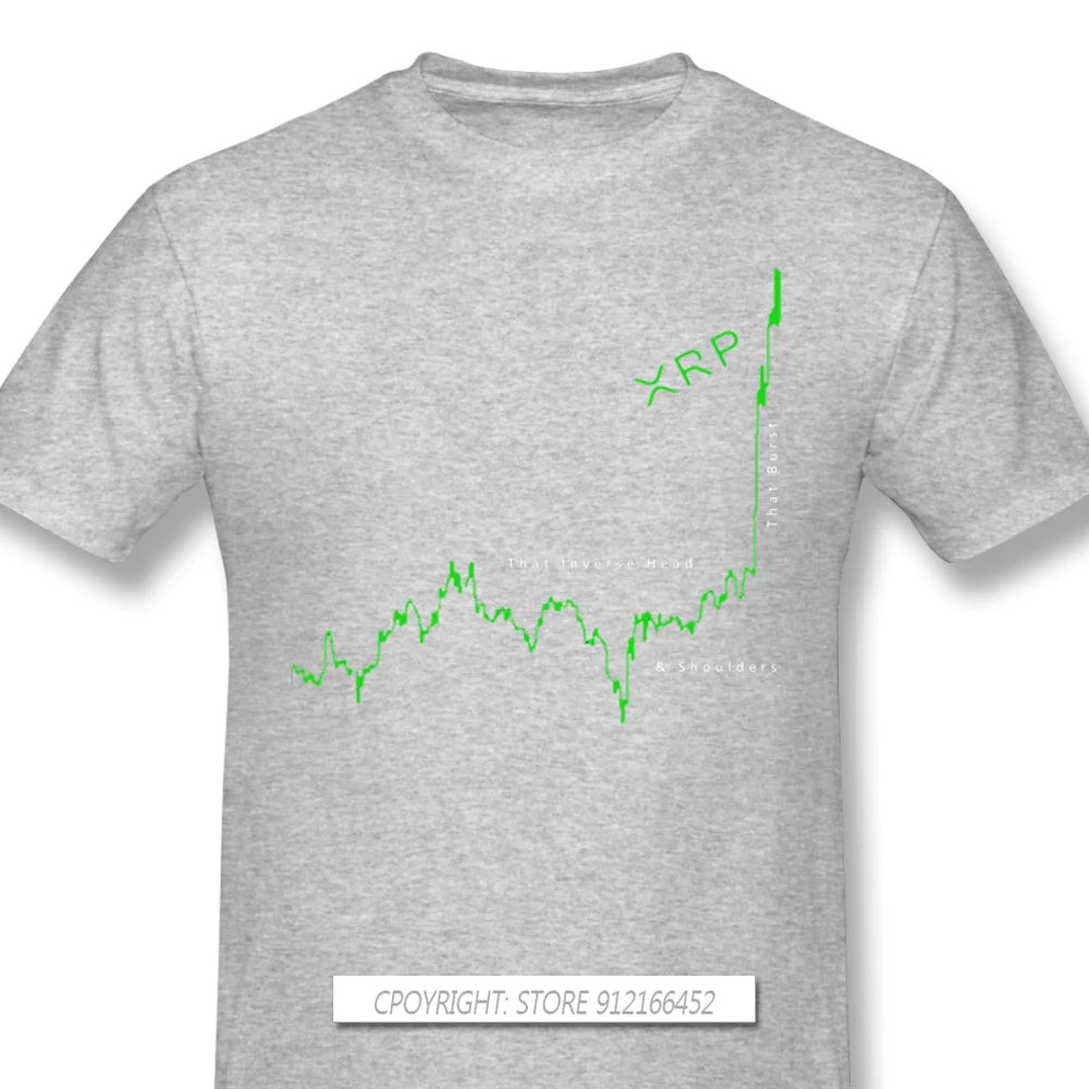 Men XRP Ripple Black T-Shirt Inverse H&S Edition