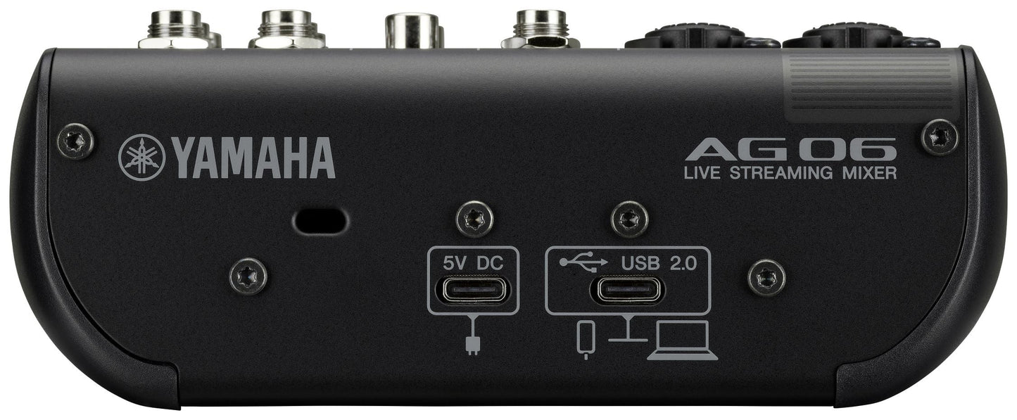 Yamaha AG06 MkII Live Streaming Mixer (Black)