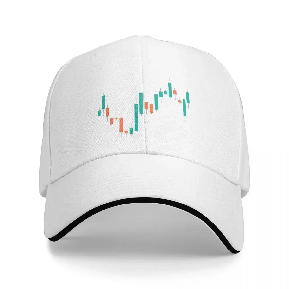 Bitcoin Cryptocurrency Art Stock Market Candlesticks Classic Dad Hats Pure Color Women'S Hat Windproof Baseball Caps Peaked Cap
