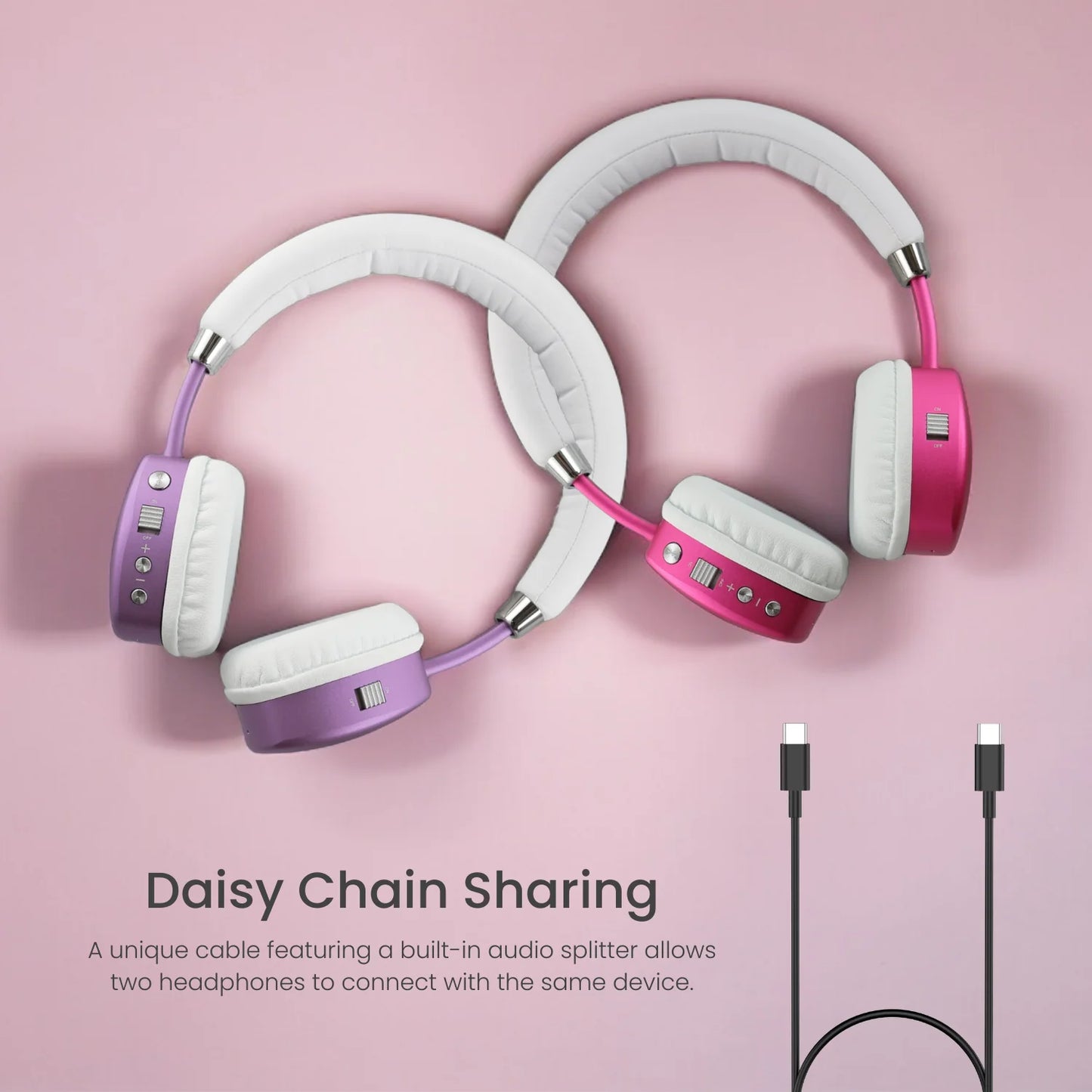 Puroquiet-Plus Active Noise Cancelling Headphones - Built-In Mic