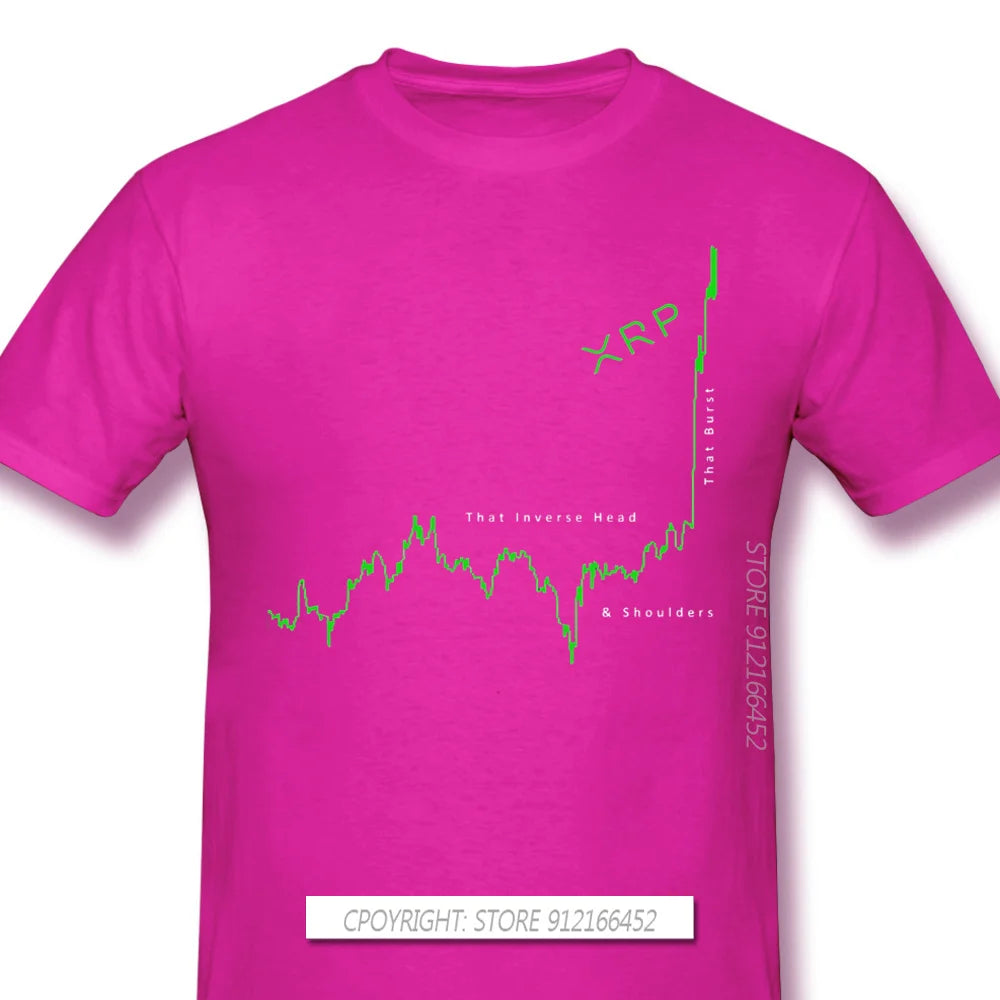 Men XRP Ripple Black T-Shirt Inverse H&S Edition