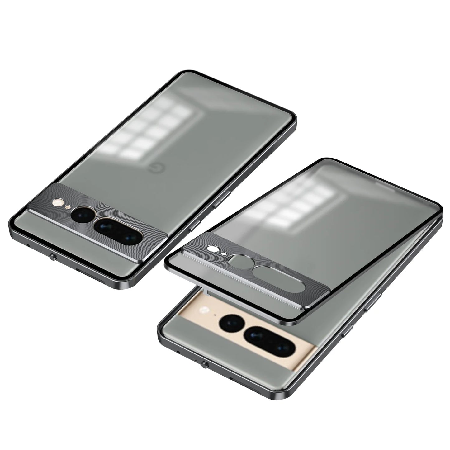 Magnetic Aluminum Case with Camera Protection for Google Pixel Series