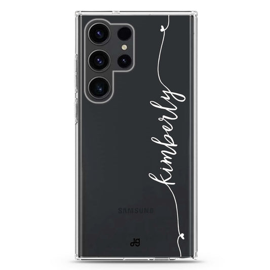 Heart Word Samsung Galaxy Ultra Clear Case