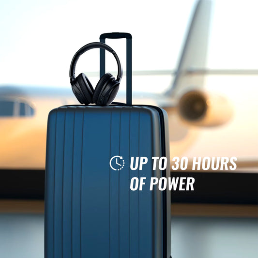 SE7D Hybrid Active Noise Cancelling Headphones Wireless over Ear Bluetooth Headphones with Deep Bass, Clear Calls