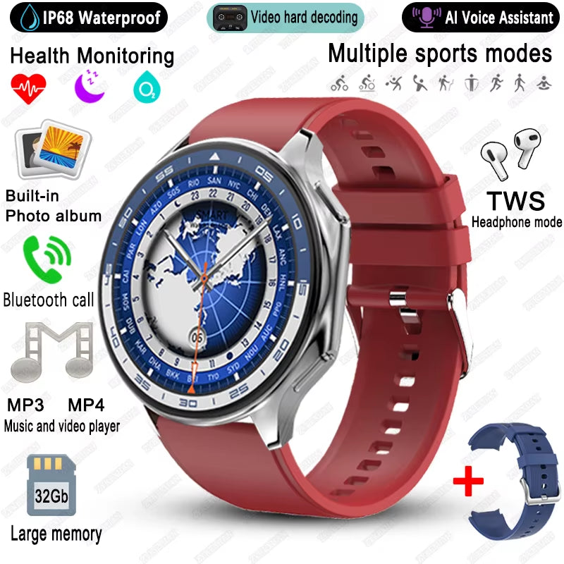 OPPO Watch X High-End Business Watch 32Gb Large Memory Album Smart Watch Men Sports Fitness Waterproof Smart Watch
