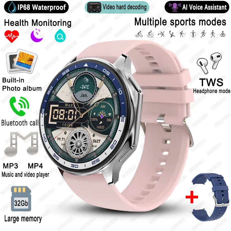 OPPO Watch X High-End Business Watch 32Gb Large Memory Album Smart Watch Men Sports Fitness Waterproof Smart Watch