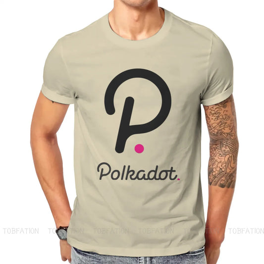 Polkadot Crypto Style T-Shirt Blockchain Coin Top Quality