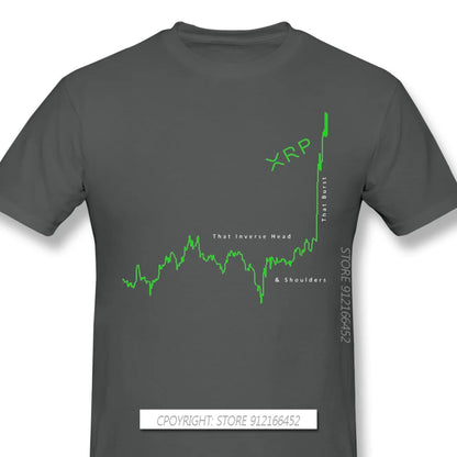 Men XRP Ripple Black T-Shirt Inverse H&S Edition