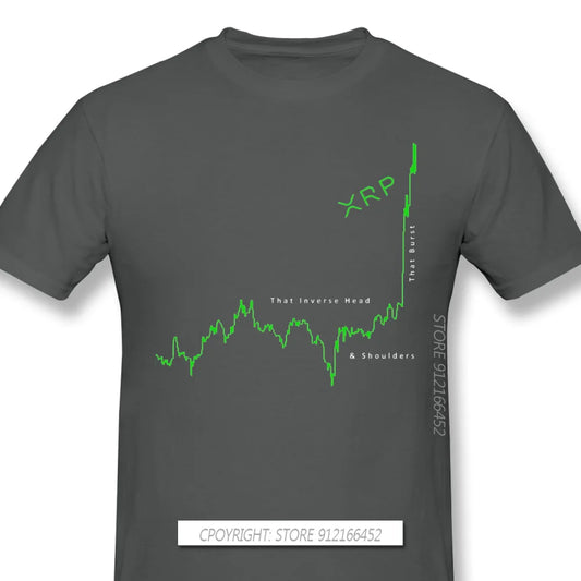 Men XRP Ripple Black T-Shirt Inverse H&S Edition