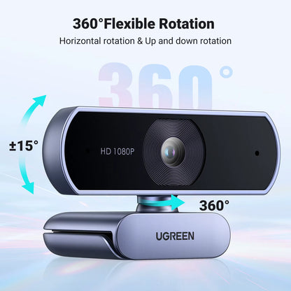USB Webcam 1080P HD Mini Webcam for Laptop Computer Web Camera Dual Microphones for Youtube Zoom Video Calling 2K Web Cam