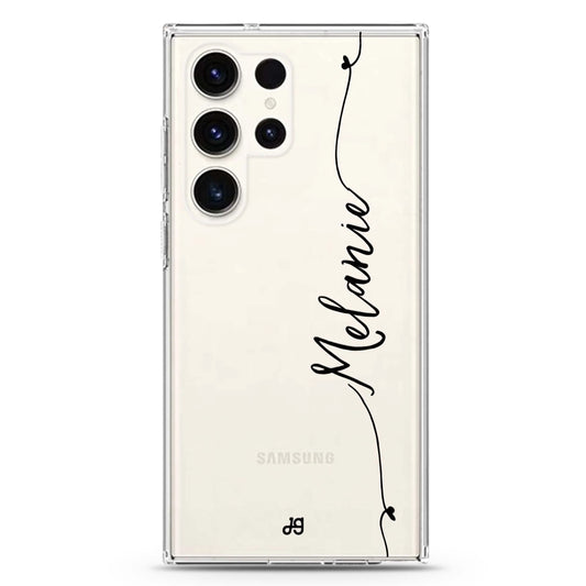 Heart Word Samsung Galaxy Ultra Clear Case