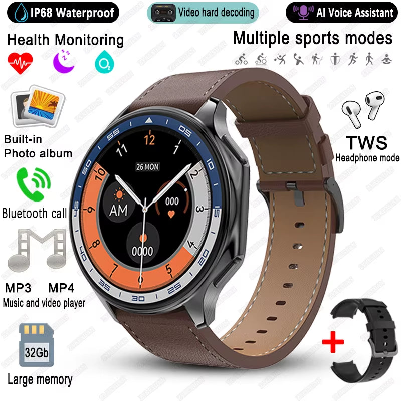 OPPO Watch X High-End Business Watch 32Gb Large Memory Album Smart Watch Men Sports Fitness Waterproof Smart Watch