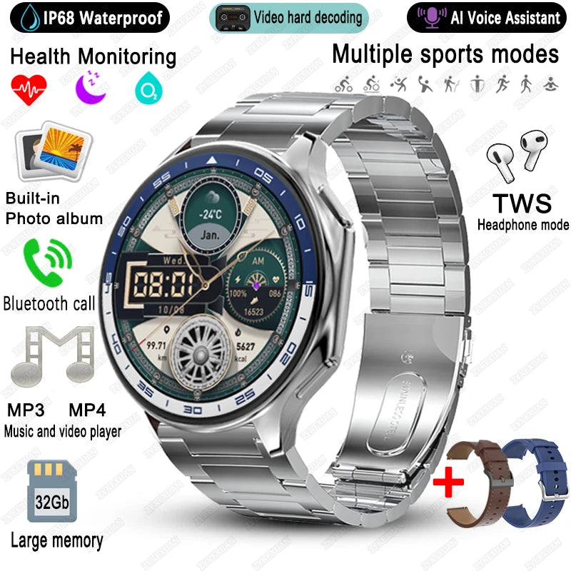 OPPO Watch X High-End Business Watch 32Gb Large Memory Album Smart Watch Men Sports Fitness Waterproof Smart Watch