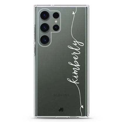 Heart Word Samsung Galaxy Ultra Clear Case