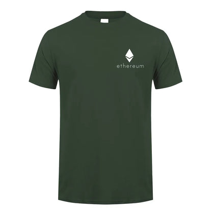 Ethereum T-Shirt Man Crypto Money 