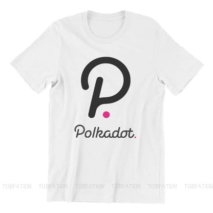 Polkadot Crypto Style T-Shirt Blockchain Coin Top Quality
