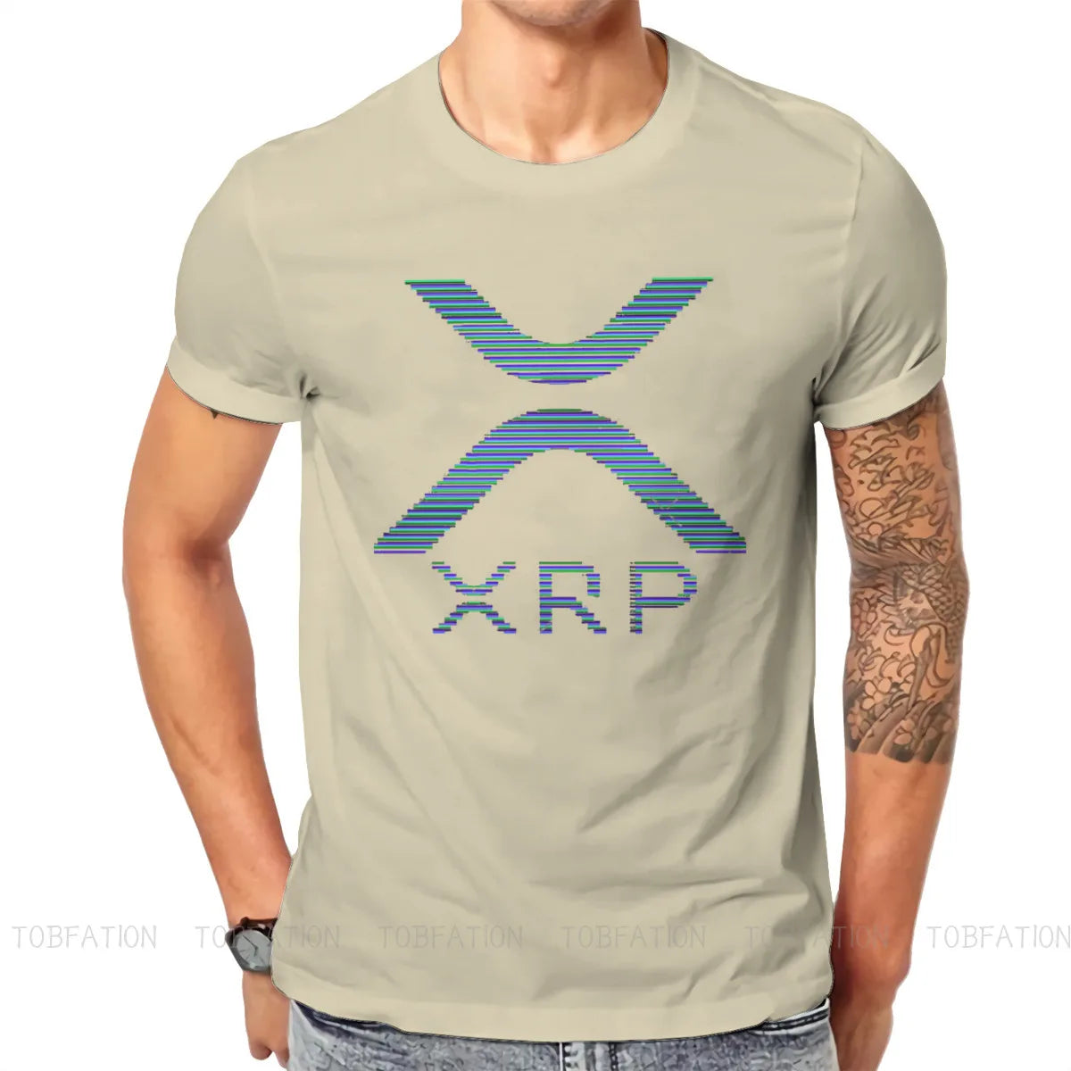 XRP Ripple Crypto Cryptocurrency Crypto Miner T Shirt Vintage Alternative Big Size Crewneck Tshirt Big Sales Harajuku Men Tops