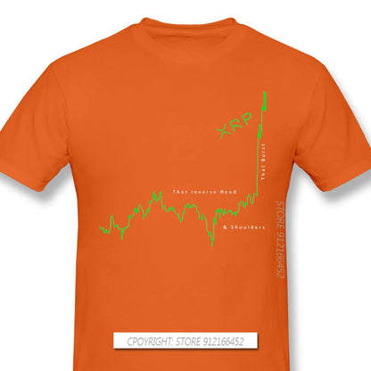 Men XRP Ripple Black T-Shirt Inverse H&S Edition