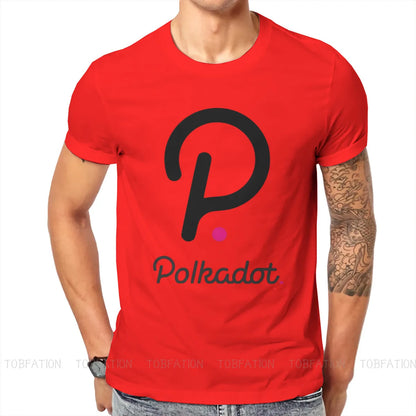 Polkadot Crypto Style T-Shirt Blockchain Coin Top Quality