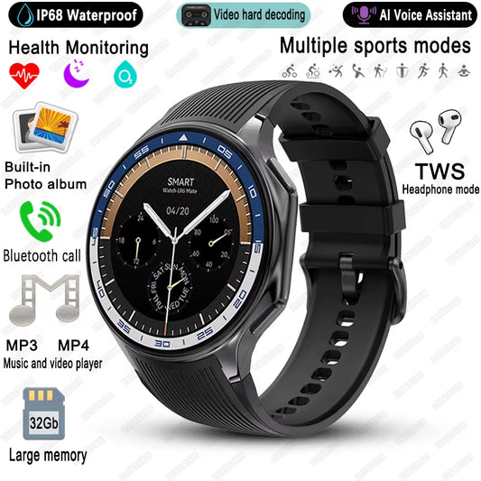OPPO Watch X High-End Business Watch 32Gb Large Memory Album Smart Watch Men Sports Fitness Waterproof Smart Watch
